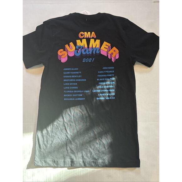CMA Summer Jam 2021 Shirt Size M Lainey Wilson Luke Combs Miranda Lambert - Picture 5 of 5